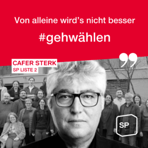 Cafer Sterk, Nationalratskandidat, Liste 2 SP