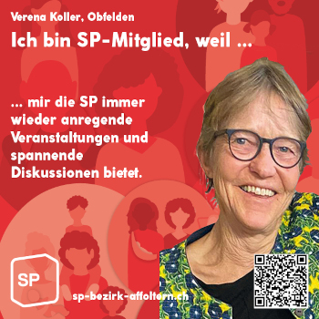 Verena Koller: Ich bin SP-Mitglied, weil ...