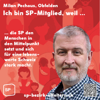 Milan Pechous: Ich bin SP-Mitglied, weil ...