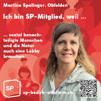 Martina Spalinger: Ich bin SP-Mitglied, weil ...