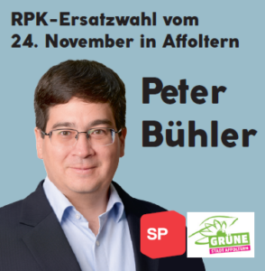 Peter Bühler, Kandidat der SP für die RPK Stadt Affoltern