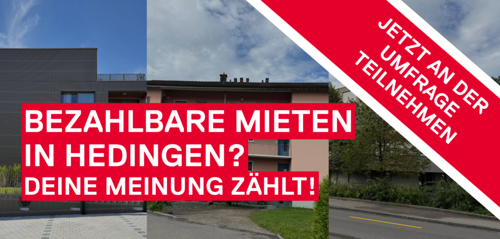 Wohnumfrage SP Hedingen