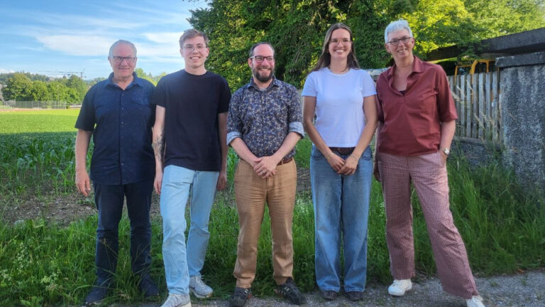Für den Kantonsrat kandidieren bei der SP Bezirk Affoltern (von links) Tom Wohlgemuth, Elia Broch, Roger Schutz, Alexandra Zeidler und Maria Kapossy (es fehlen auf dem Foto: Fabiana De Giuseppe, Cafer Sterk)
