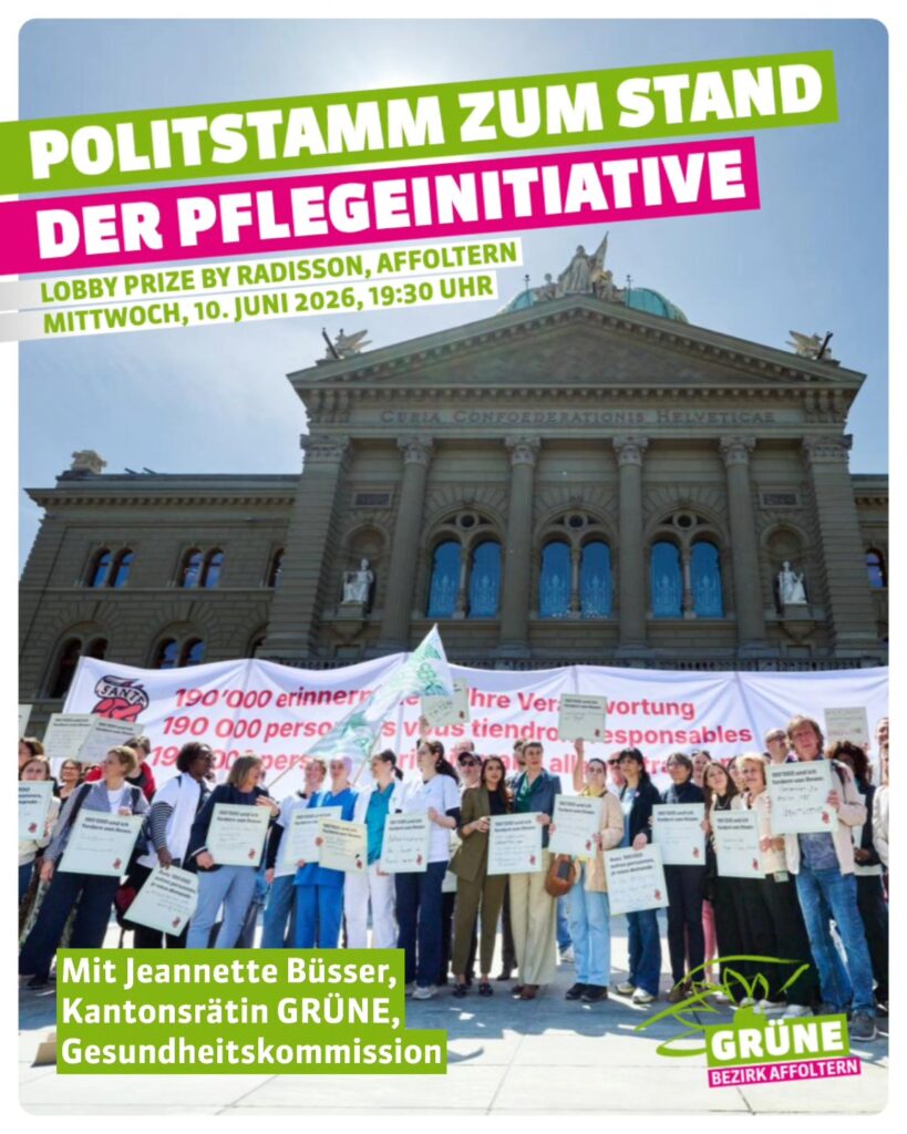 Polit-Stamm zum Stand der Pflegeinitiative Polit-Stamm zum Stand der Pflegeinitiative